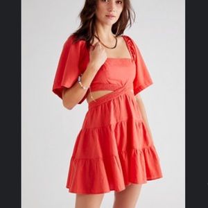 Free People cut out dress